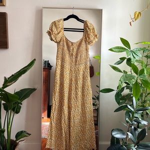 Faithfull the brand sunflower jumpsuit